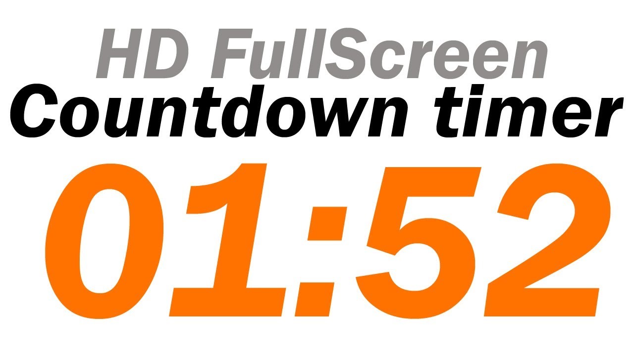 01:52 HD Digital Countdown Timer free (fullscreen version) - YouTube