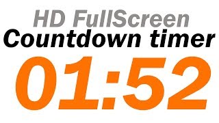 01:52 HD Digital Countdown Timer free (fullscreen version)