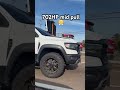 White Ram TRX doing what it does best… mid pull with that exhaust hitting different 🔥💨