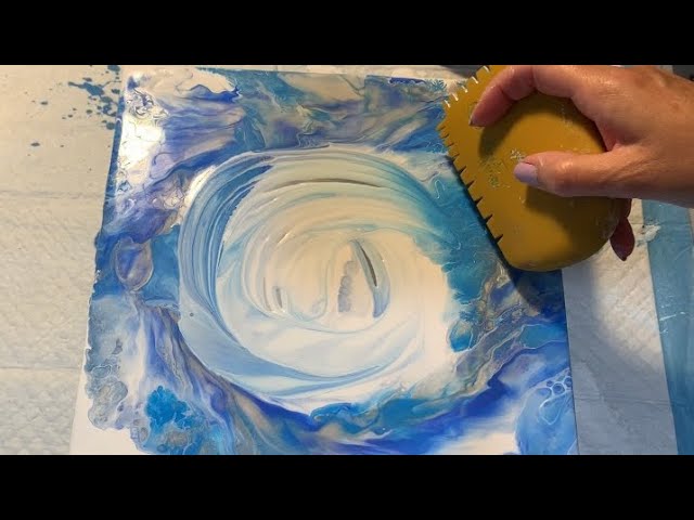 The FLIP-DIP Technique  New Acrylic Pour Painting with Tiktus 