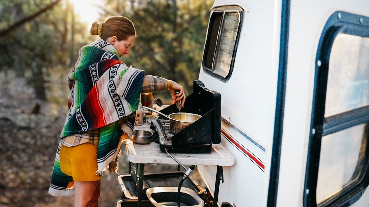 3 NEW CAMPING RECIPES // OffGrid 13ft Scamp Living YouTube