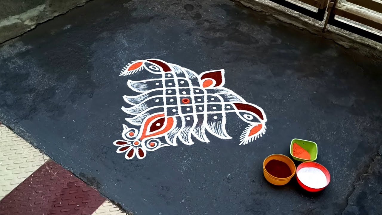 శుక్రవారం కోసం చక్కని ముగ్గు||Sankranthimuggulu||rangoli||kolam||friday@AnithaSirivennela 