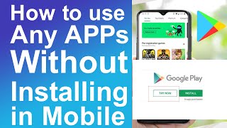 Celebrity How to use any apps without installing in mobile Wealth