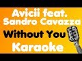 Avicii • Without You (feat. Sandro Cavazza) • Karaoke