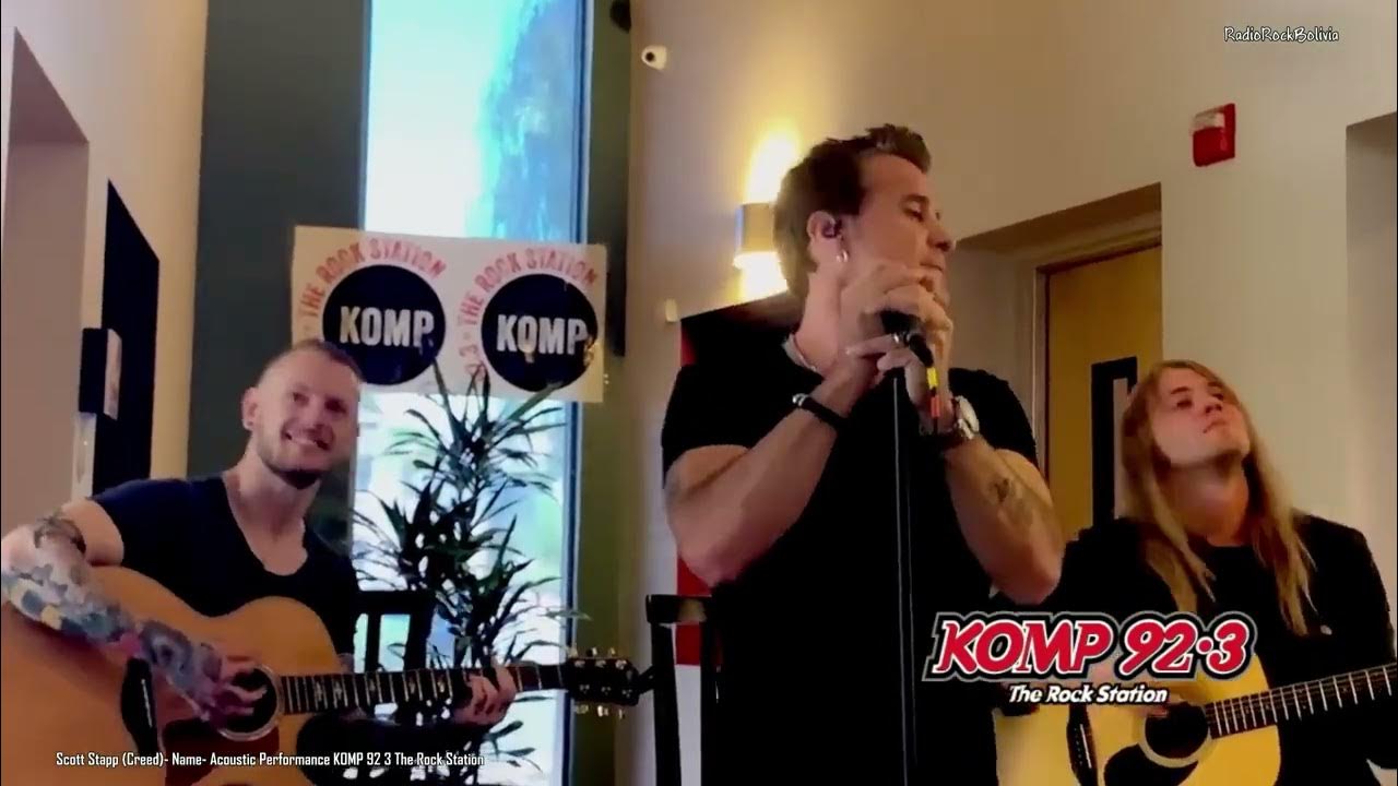 Scott stapp creed name acoustic performance komp 92 3 the rock