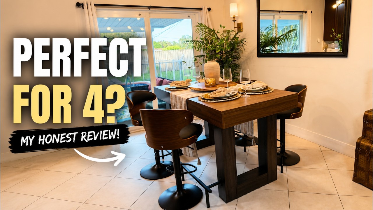 greensboro369꧁enfant アンファン꧂ダイニングテーブル I Did Not Expect to Love This Dining Set! - YouTube