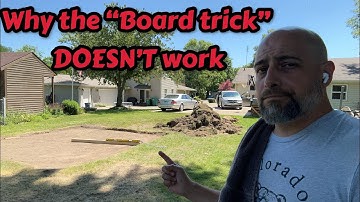 Level ground faster than YouTubers show you #diyprojects #abovegroundpool #Poolsetup