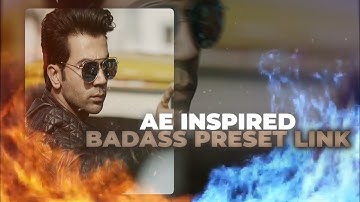 Ae Video In Alight motion🧸|Raj Kumar Rao Ae inspired badass Xml | Sigma male Remake Edit Preset |