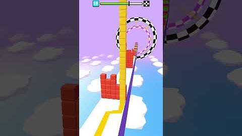 Cube Surfer Android and IOS Gaming Videos walkthrough #shorts