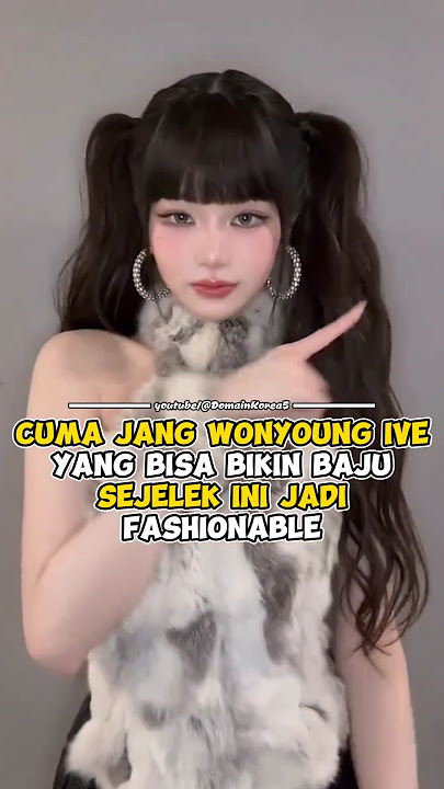 Cuma Jang Wonyoung IVE yang Bisa Bikin Baju Sejelek Ini Jadi Fashionable #kpop #shorts