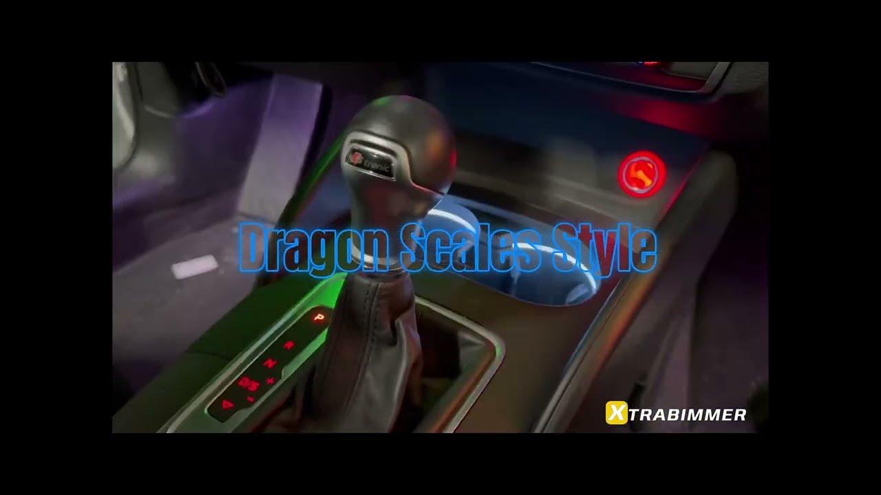 Audi A3 8V 2014-2020 Dynamic Dragon Scales Style Ambient Light 