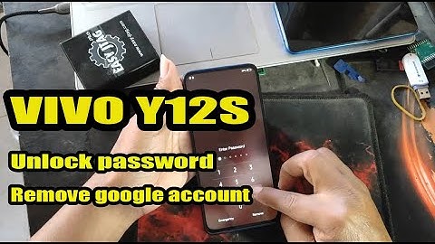 VIVO Y12s Remove Password Pin & Pattern lock & Remove google account by Mrt dongle