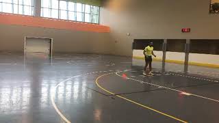 180 Degree Crossover Step To Sprint And Breakdown