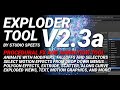 Exploder Tool 2.3a Product Breakdown | #b3d #blender #blendertutorial #3d #blender3d