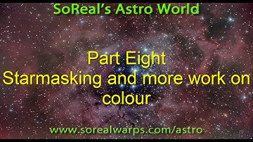 Flame Nebula Part 8-Star masking and adding color- using pixinsight