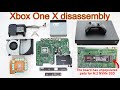 Xbox One X disassembly and Upgrade options including Unpopulated M.2 slot for NVMe SSD.