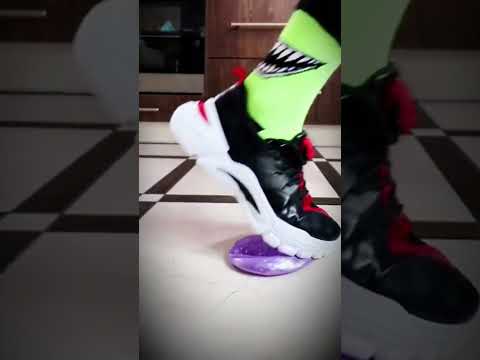 The Sound of Sneakers Crushing Random Stuff is Pure ASMR 🎧 #Shorts