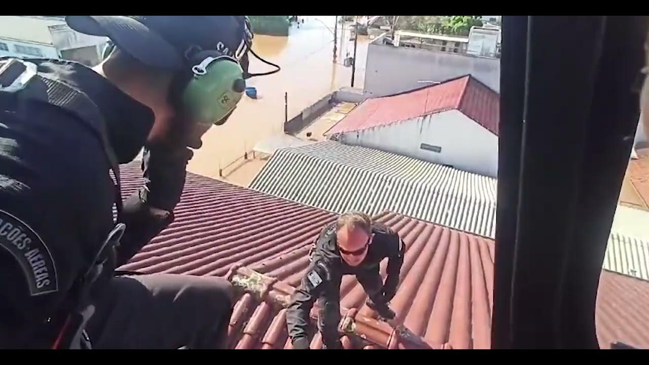 Aviação de Segurança Pública se mobiliza em apoio as enchentes no Rio Grande do Sul