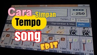Tempo Song Edit Marker Korg Pa 300 600