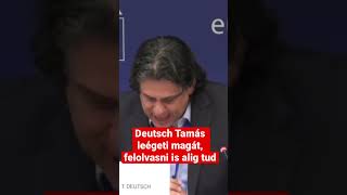 Deutsch Tamás, Felolvasni Is Alig Tud Angolul Az Európai Parlamentben