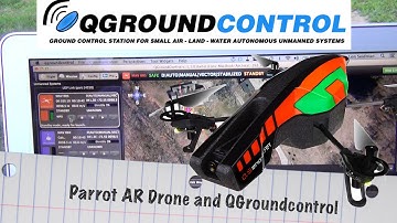 Parrot AR Drone 2.0 Flight Recorder GPS and QGroundcontrol Completely Automated Flight How to