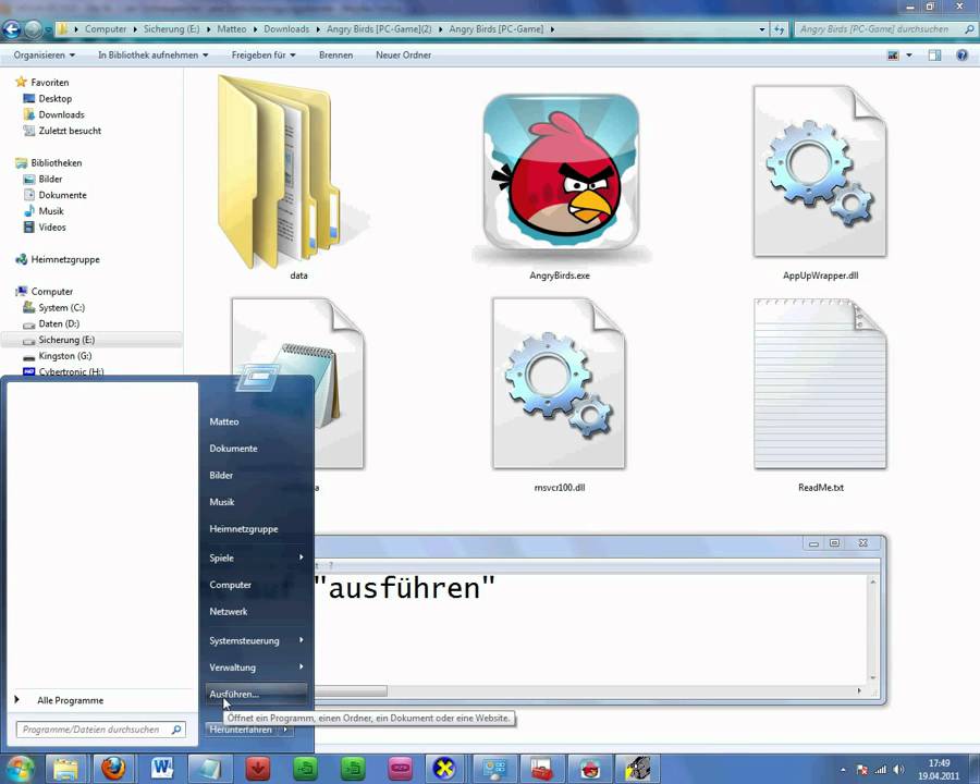 Angry Birds für PC/ Deutsche Anleitung - YouTube