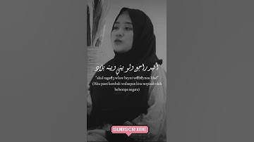 Arabic Song Cover by AI KHODIJAH #shorts