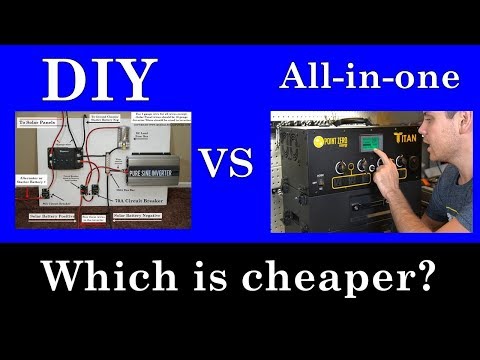 is diy solar power actually cheaper vs all in one system lets do the math