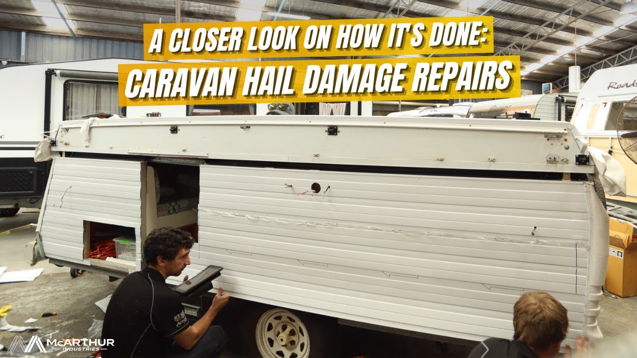 A Closer Look on How It's Done Caravan Hail Damage Repairs YouTube