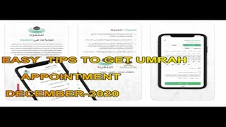 Tips to Book Umrah/Get Umrah Appointment through Eatmarna App.Dec-2020 screenshot 1