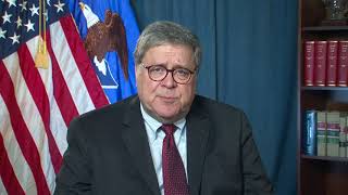 Attorney General William Barr Delivers Remarks at the Virtual National Law Enforcement Training..