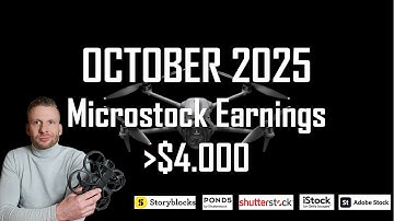 October 2025 Microstock Earnings | $...... Over $4.000