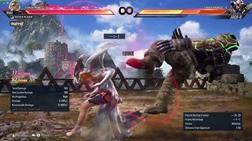 TEKKEN 8 CBT NINA  BUTTERFLY LOOP COMBO 120% DAMAGE