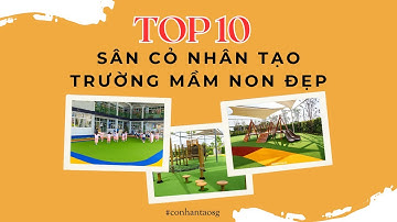 Top 10 Mẫu Sân Trường Mầm Non Trải Cỏ Nhân Tạo Đẹp | Cỏ Nhân Tạo SG