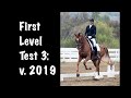 How to Ride First Level Test 3 (v. 2019)