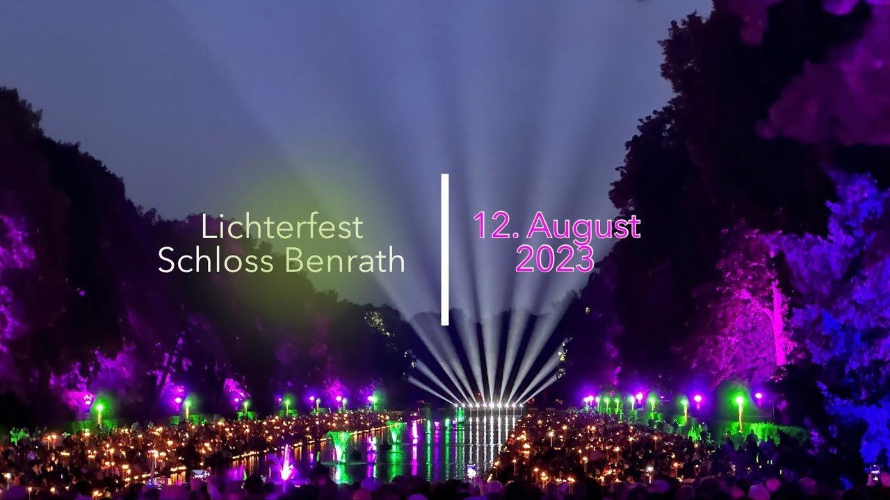 Faszinierend Lichterfest Benrath 2023 Tickets Preise Bild