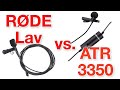 Mic Shootout: RØDE Lavalier vs. Audio-Technica ATR3350