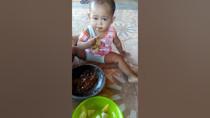 Anak kecil suka makan pedas