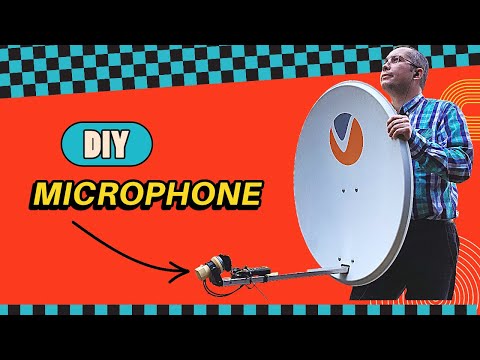 DIY ultra long range Mic from Satellite dish