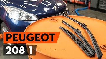 Hoe een ruitenwissers vervangen op een PEUGEOT 208 1 (CA_,CC_) [AUTODOC-TUTORIAL]