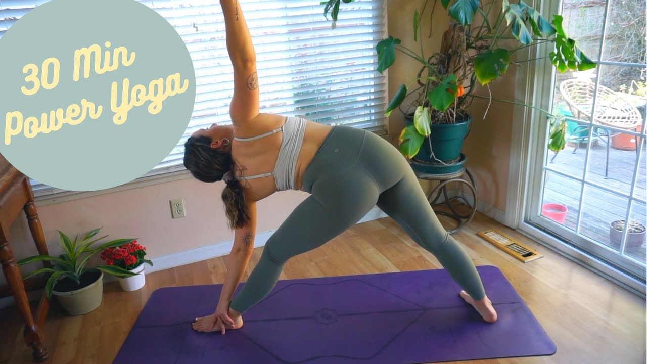 30 min Power Yoga | All Levels Vinyasa Flow - YouTube