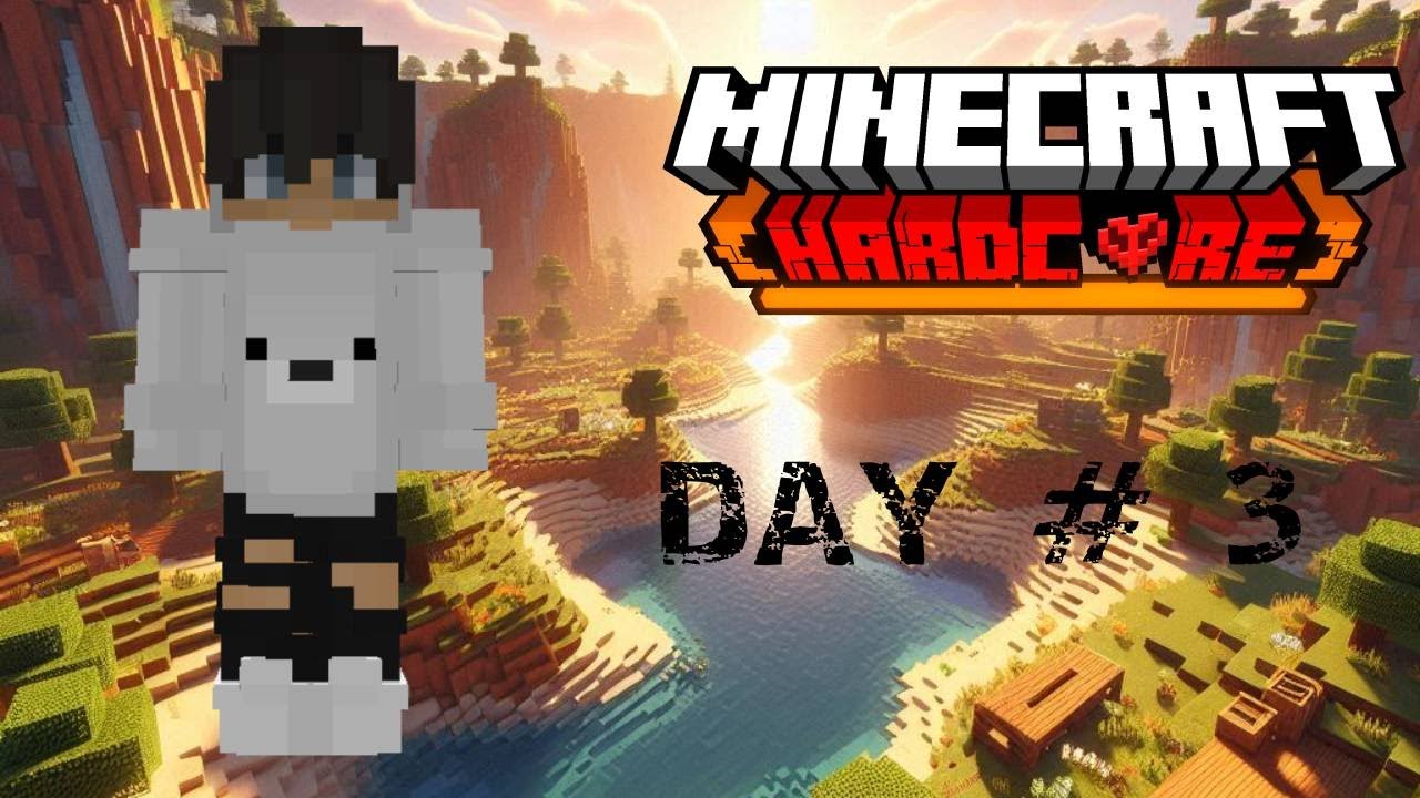 Minecraft Hardcore Day #3 วันนี้มาสาย - YouTube