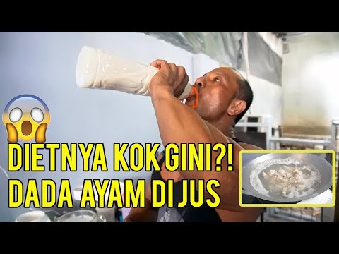 Dada Ayam Rebus Di Blender