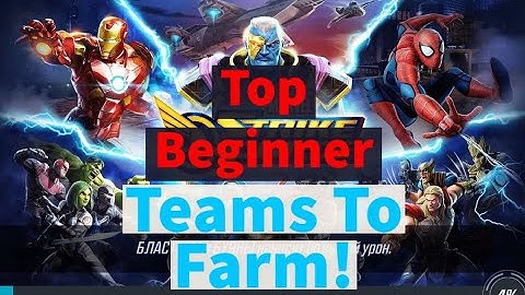 Top Teams To Build as Beginner and New Player | April 2021 | Marvel Strike Force - Free to Play