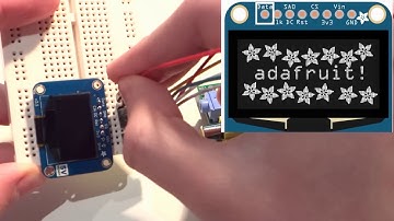 Raspberry Pi  connected to  OLED Displays!
