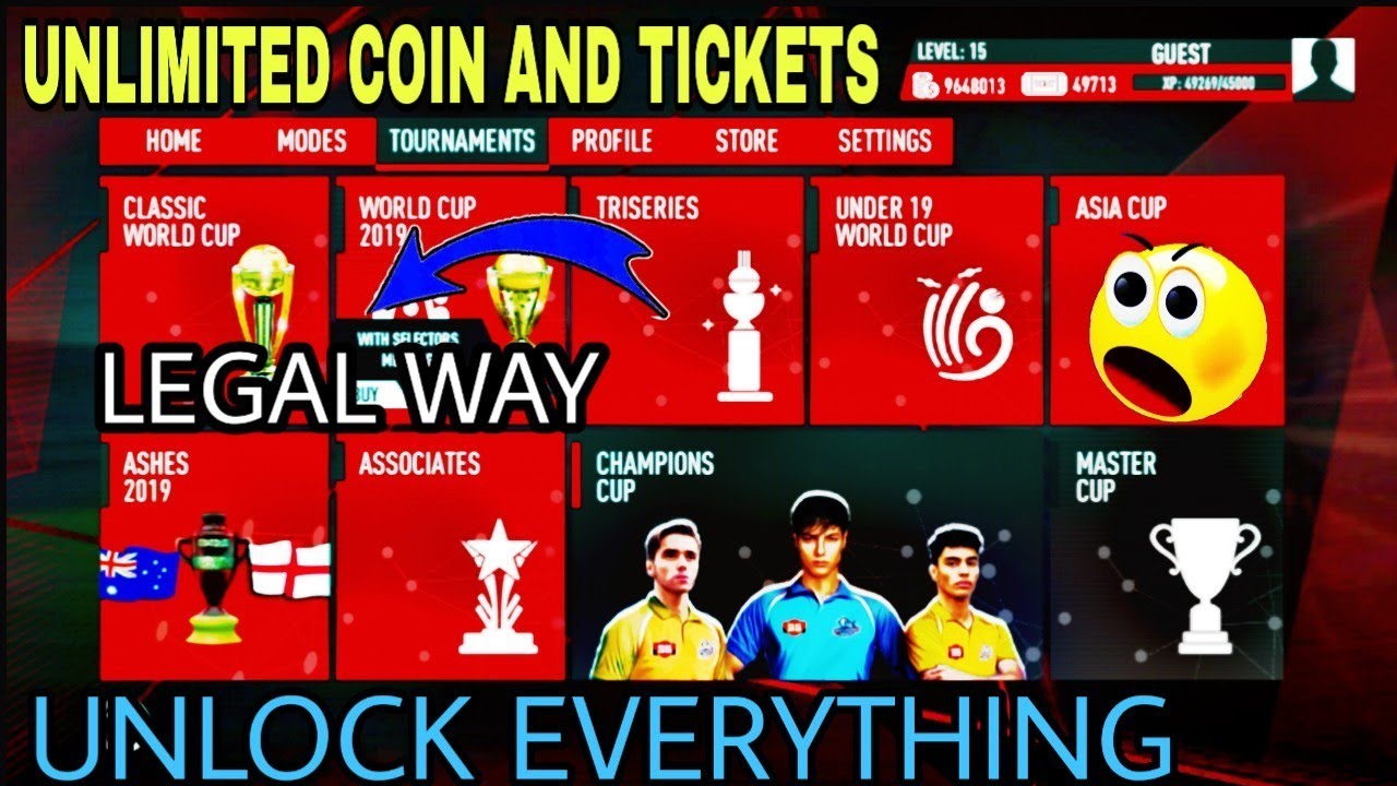 REAL CRICKET 20 UNLIMITED COIN AND TICKETS | REAL CRICKET 20 EVERYTHING ...