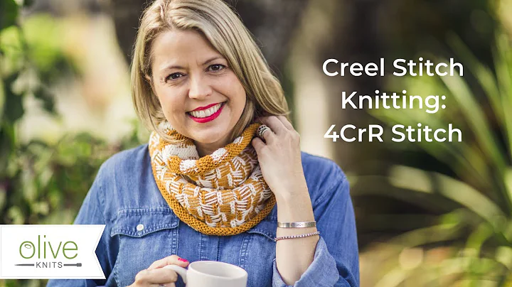 How to Knit the 4CrR (Creel Stitch) with Olive Knits