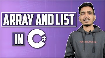 Arrays and Lists in C#