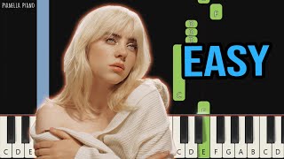 Billie Eilish - Your Power | EASY Piano Tutorial by Pianella Piano