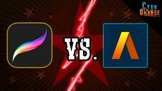 'Procreate vs Artstudio Pro' Which is the BEST APP for the Ipad Pro? -- Cyan Orange Duels